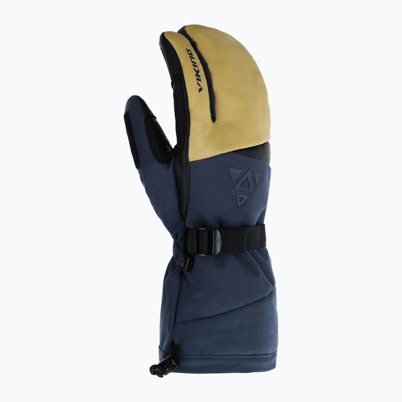 Guanti da sci uomo Viking Norvik Pro Lobster Freeride navy/beige 2