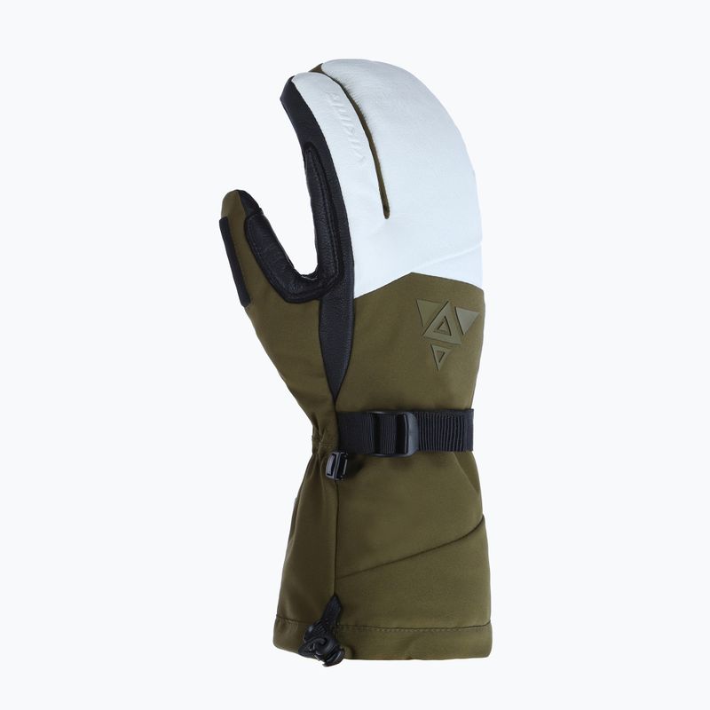 Guanti da sci Viking Norvik Pro Lobster Freeride olive/white 2