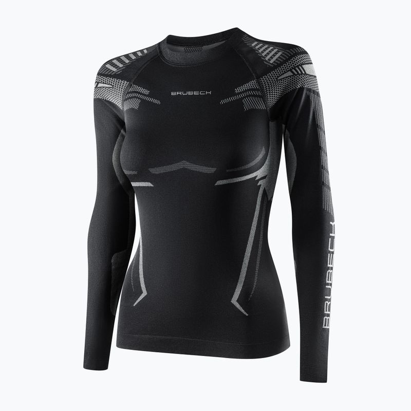Maglia termica da donna Brubeck Dry nero/grafite 3