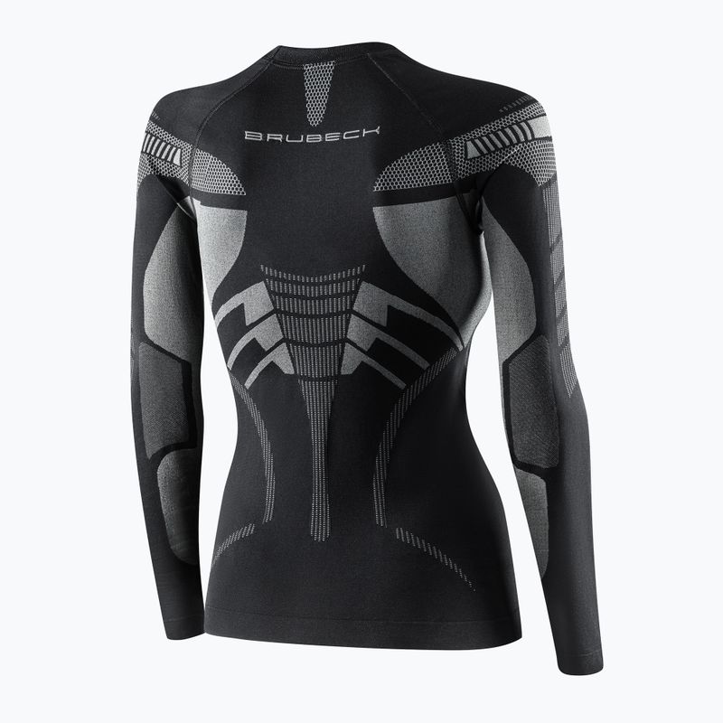 Maglia termica da donna Brubeck Dry nero/grafite 4