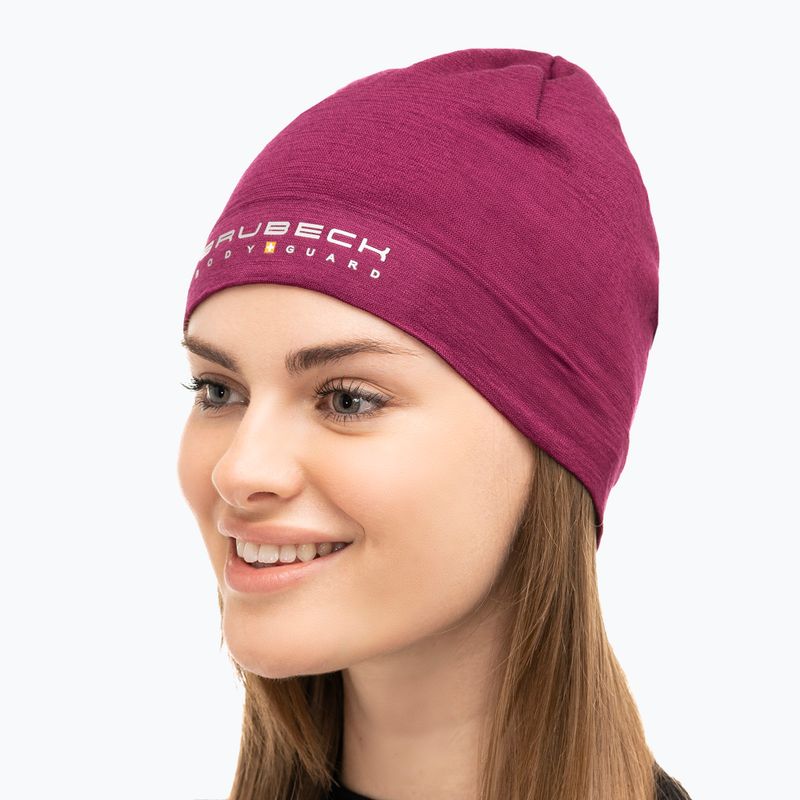 Brubeck HM10180 Berretto termico Extreme Wool plum 6