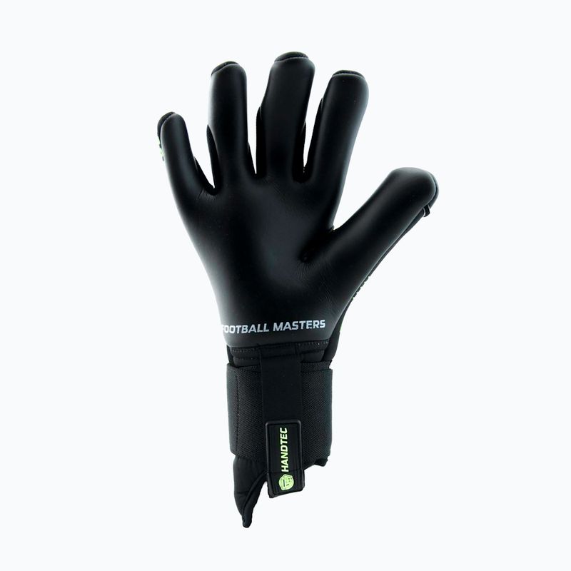 Guanti da portiere per bambini Football Masters Fenix nero/verde 6