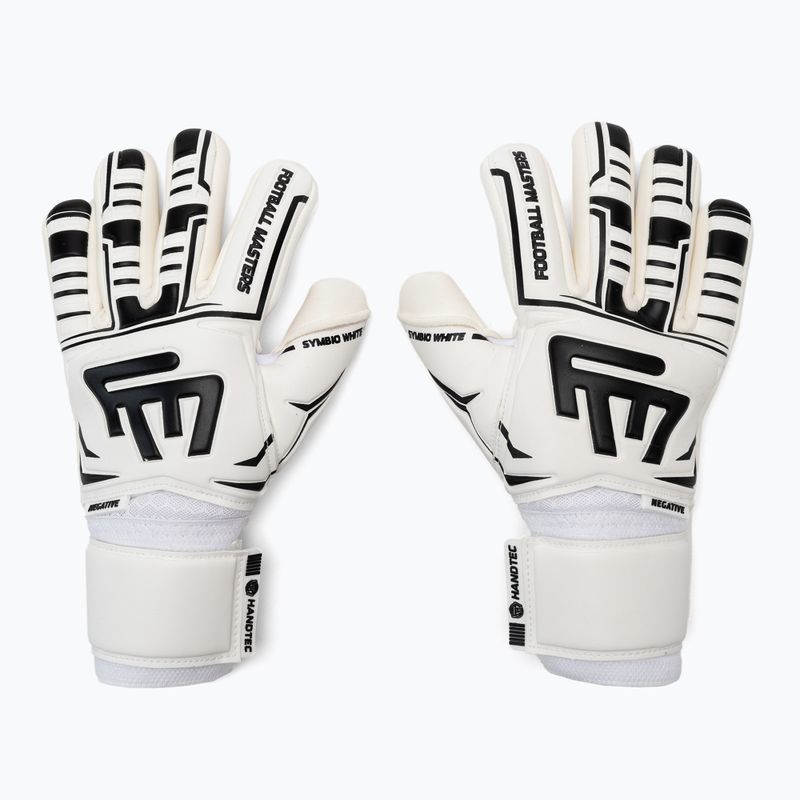 Guanti da portiere per bambini Football Masters Symbio NC bianco