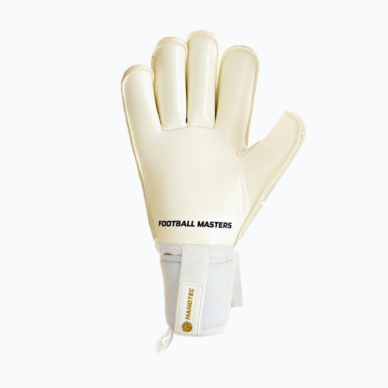 Guanti da portiere Football Masters Voltage Plus RF v 4.0 bianco/oro 6