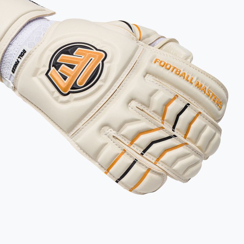 Guanti da portiere Football Masters Full Contact RF v4.0 bianco/oro 3