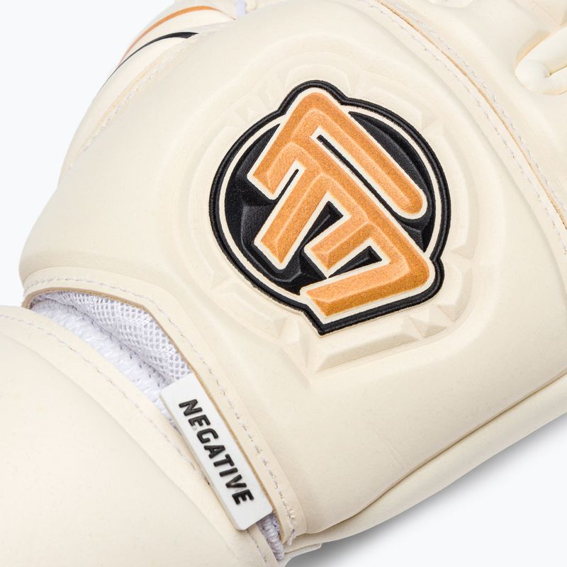 Guanti da portiere Football Masters Full Contact NC v4.0 bianco/oro 4