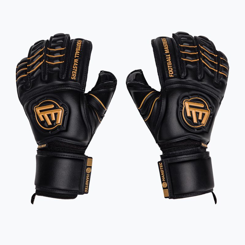 Guanti da portiere Football Masters Full Contact RF v4.0 nero/oro