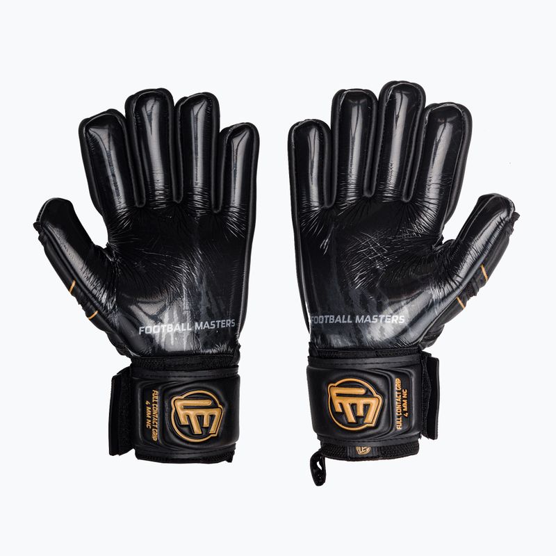 Guanti da portiere Football Masters Full Contact NC v4.0 nero/oro 2