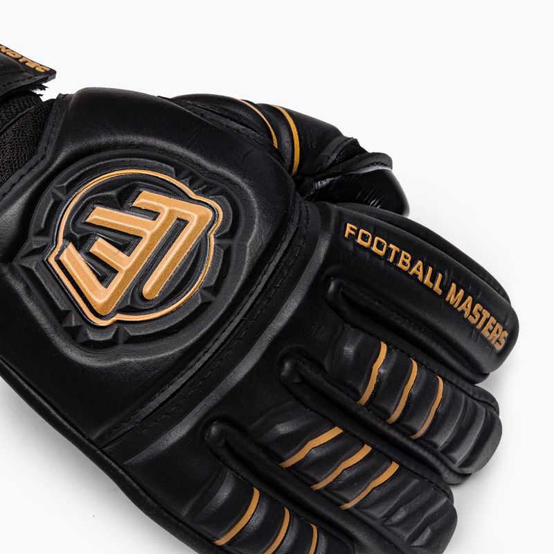 Guanti da portiere Football Masters Full Contact NC v4.0 nero/oro 3