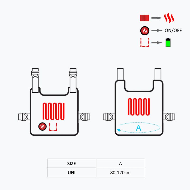 Glovii GV1 gilet riscaldato nero 9