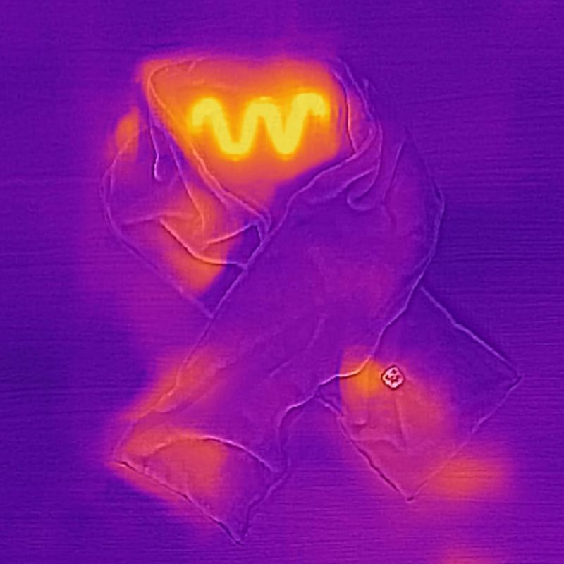 Glovii GA1B sciarpa riscaldata nera 11