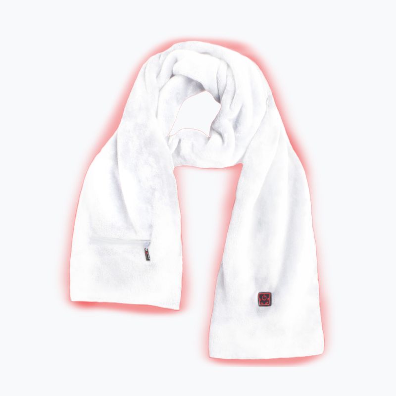 Glovii GA1W sciarpa riscaldata bianca 2