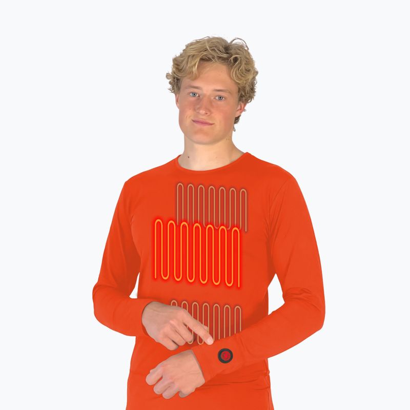 Felpa riscaldata Glovii GJ1R rosso