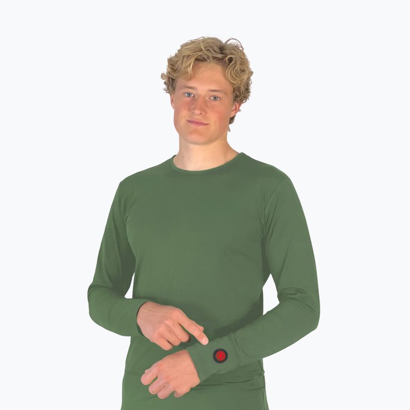 Felpa riscaldata verde Glovii GJ1C 3