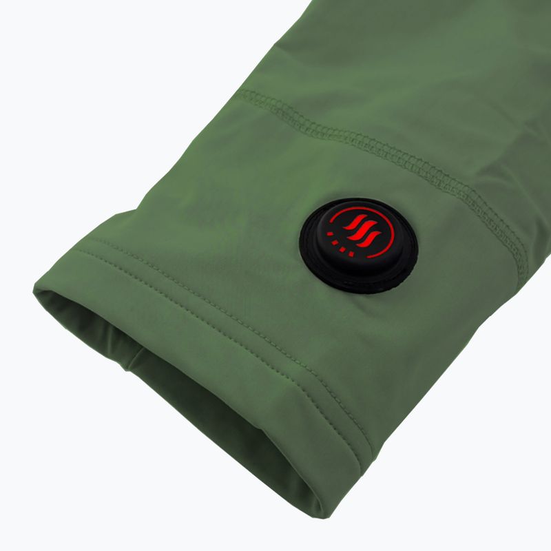 Felpa riscaldata verde Glovii GJ1C 11