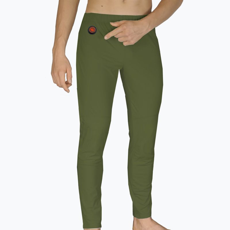 Glovii GP1C pantaloni riscaldati verdi 2