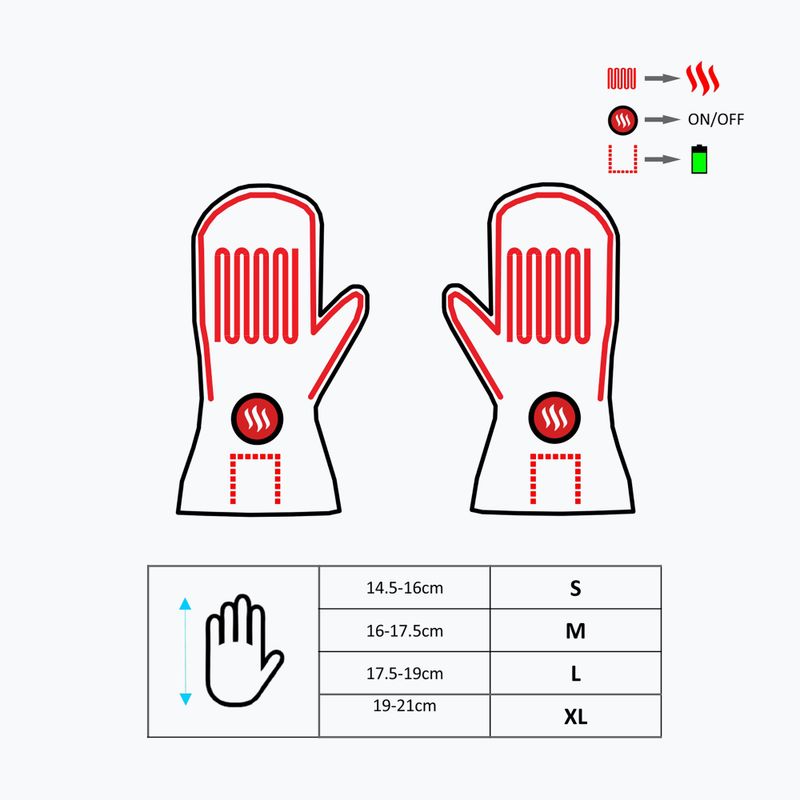 Guanti riscaldati Glovii GZ1 nero 11