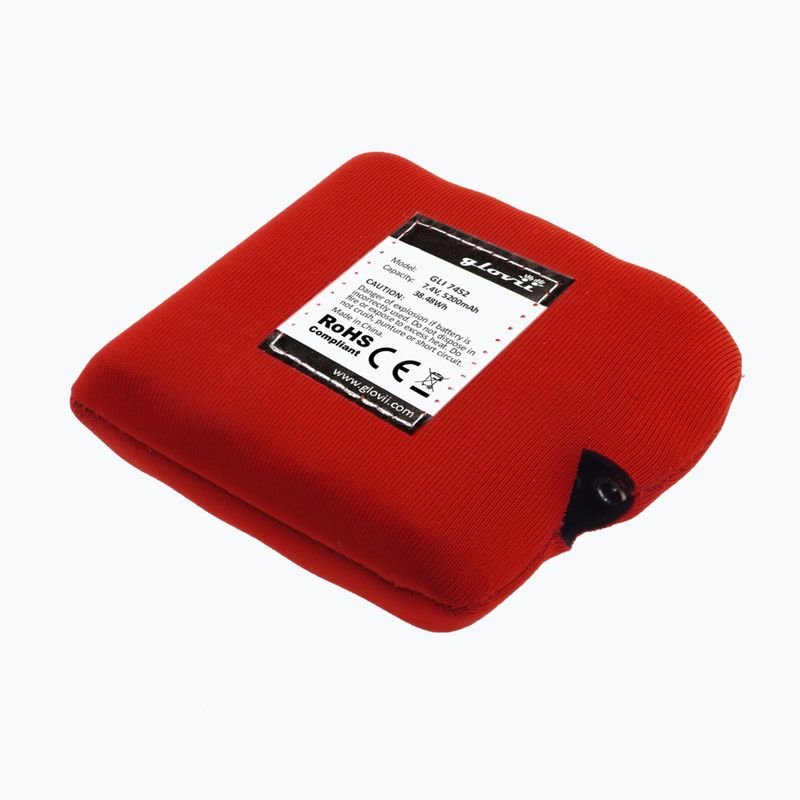 Batteria per giacca riscaldata Glovia GLI7452 rosso 2