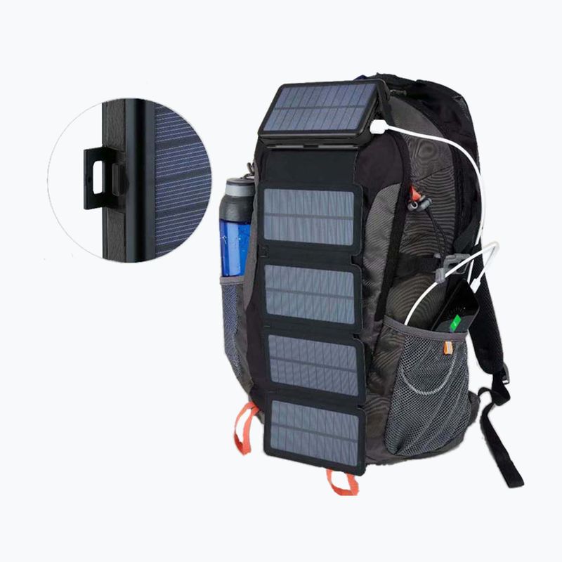 PowerNeed, accumulatore di energia solare da 20000 mAh, nero 10