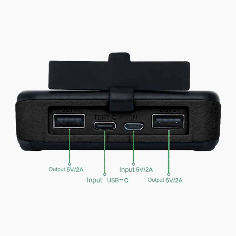 PowerNeed, accumulatore di energia solare da 20000 mAh, nero 11