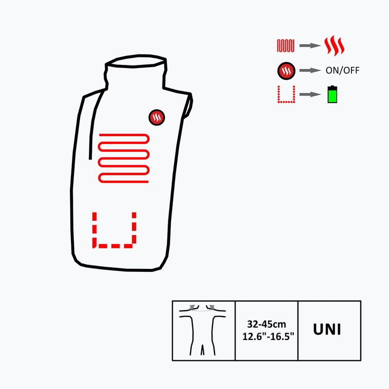 Glovii GA2M scaldacollo nero 10