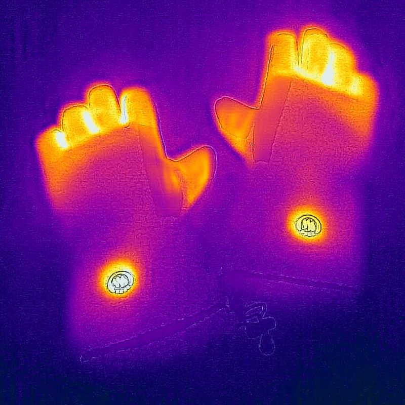 Guanti riscaldati Glovii GS3 beige 9