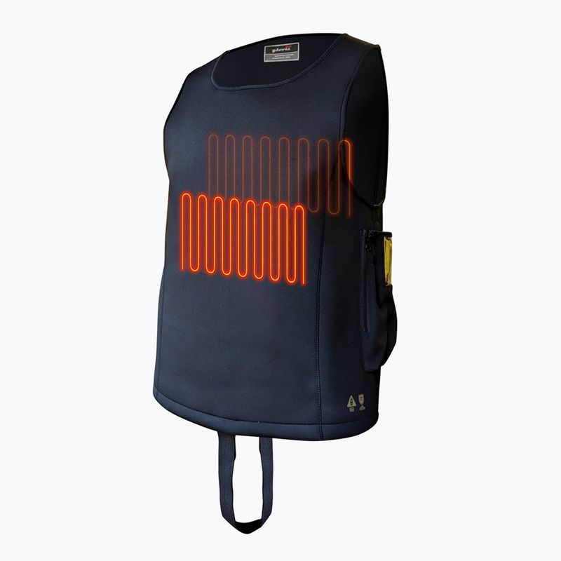 Glovii GMV1 gilet riscaldato in neoprene nero