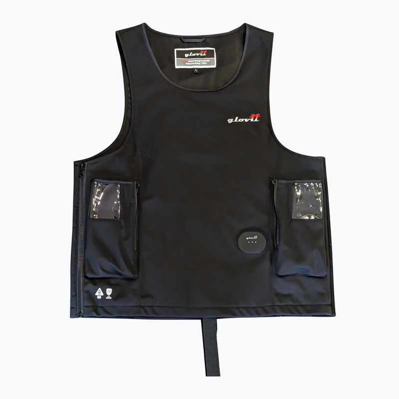 Glovii GMV2 gilet riscaldato in neoprene nero 7