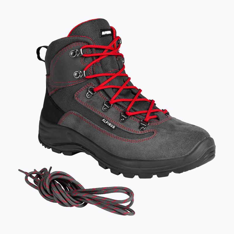 Scarponi da trekking Alpinus Brahmatal High Active grafite/rosso 11