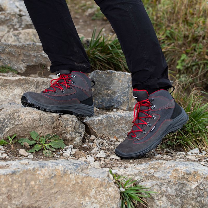 Scarponi da trekking Alpinus Brahmatal High Active grafite/rosso 12