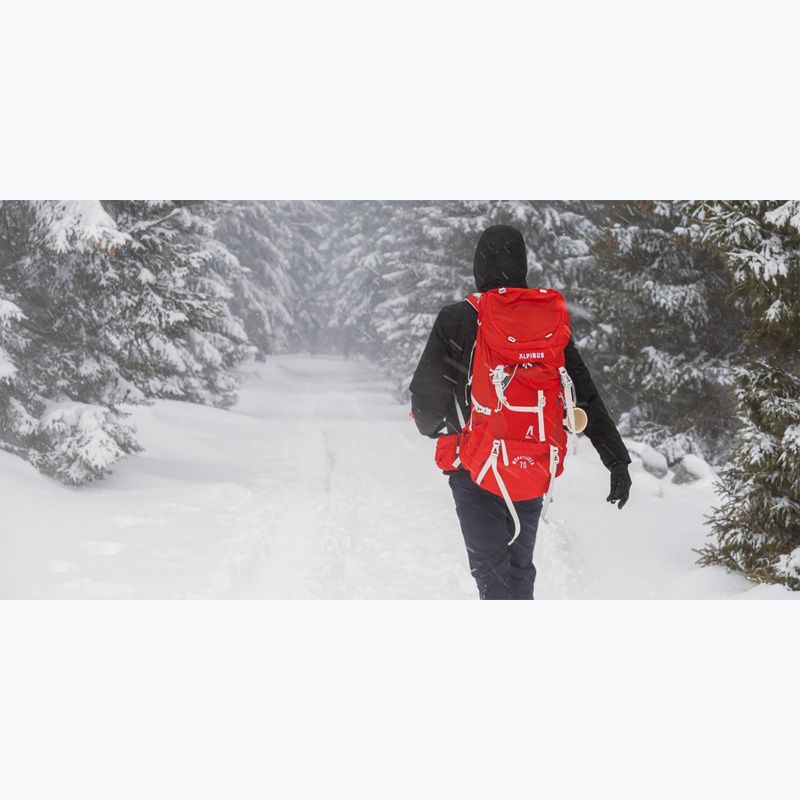 Zaino da trekking Alpinus Woodpecker 70 l rosso 8