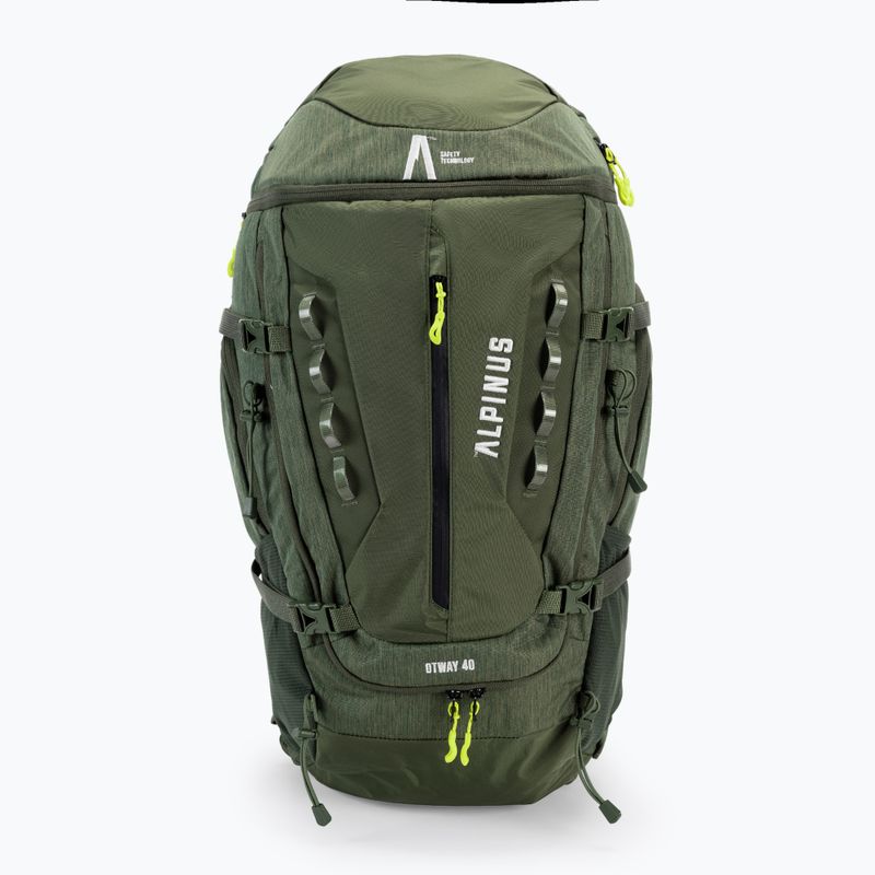 Alpinus Otway 40 l zaino da trekking verde oliva