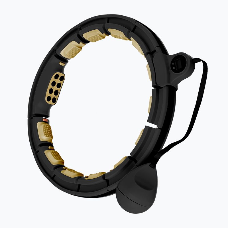 Hula hop con peso e contatore HMS HHM13 nero/oro