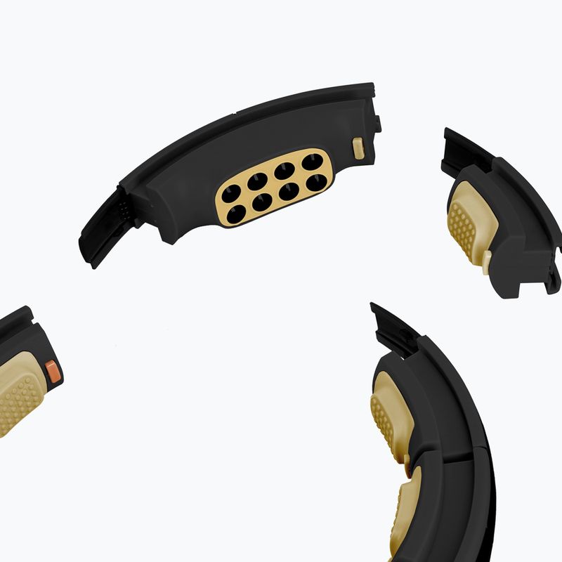 Hula hop con peso e contatore HMS HHM13 nero/oro 6