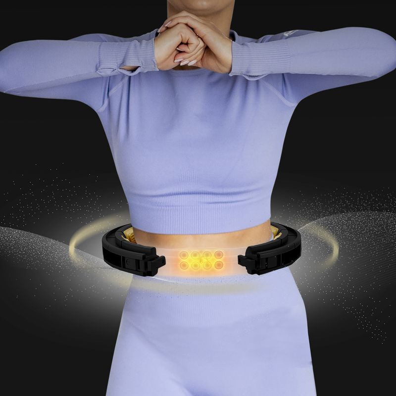 Hula hop con peso e contatore HMS HHM13 nero/oro 13