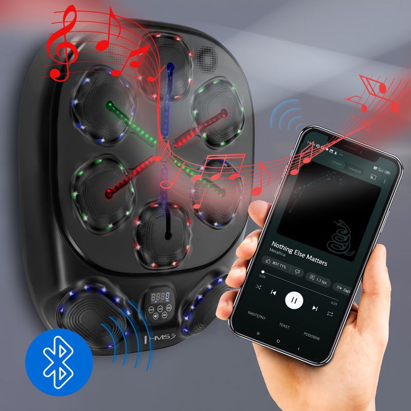 Disco di allenamento elettronico + guanti HMS TB10 nero 9
