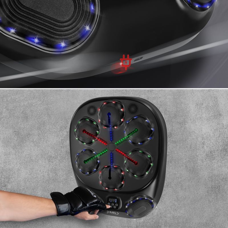 Disco di allenamento elettronico + guanti HMS TB10 nero 10