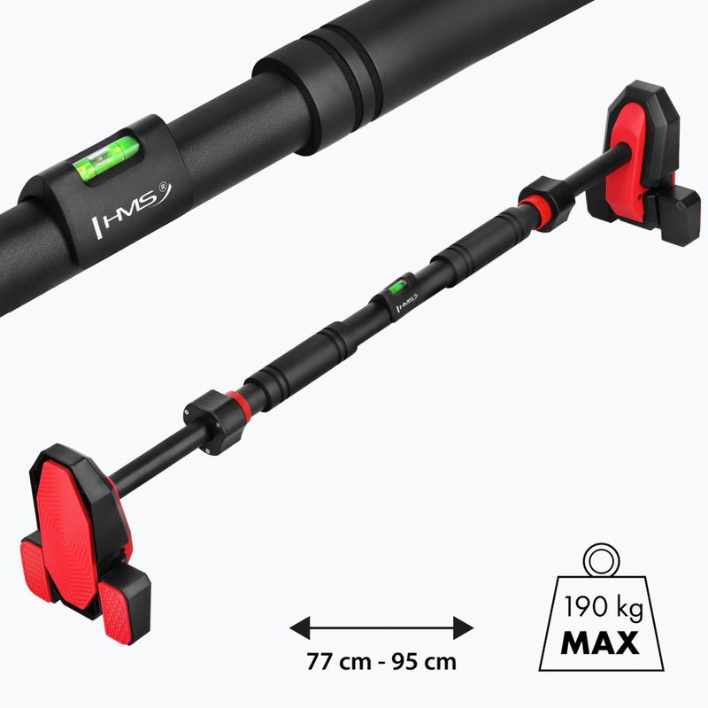 Barra per trazioni HMS DD300 black/red 6