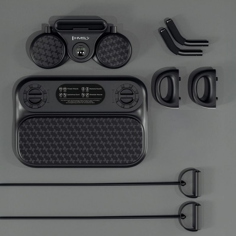 Piattaforma multifunzionale per esercizi con cavi HMS DBP01 black 3