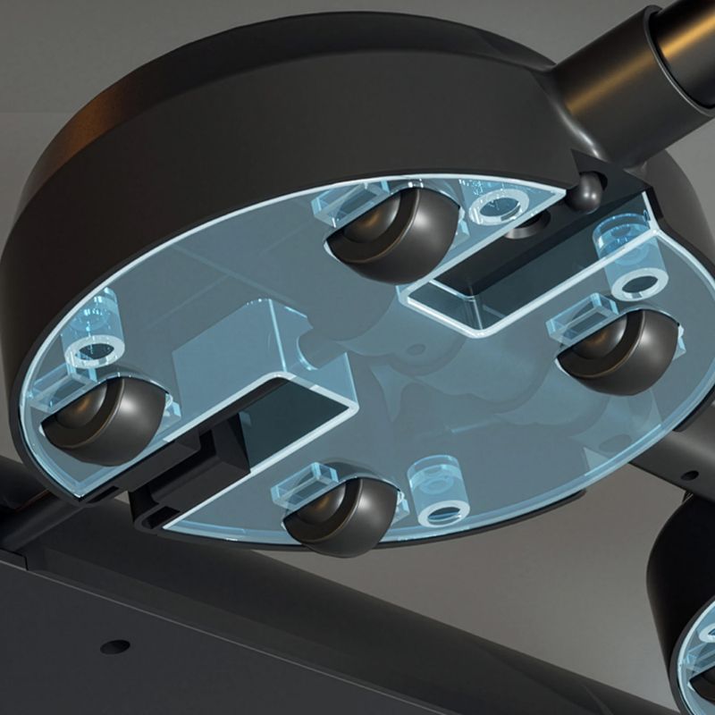 Piattaforma multifunzionale per esercizi con cavi HMS DBP01 black 5