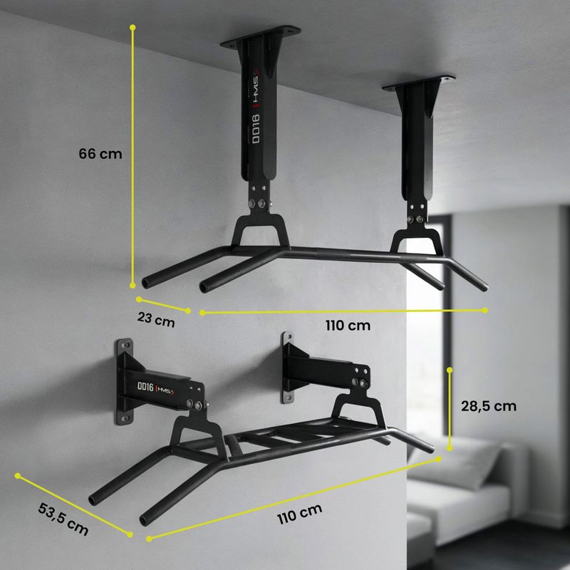 Barra per trazioni HMS DD16 black 3
