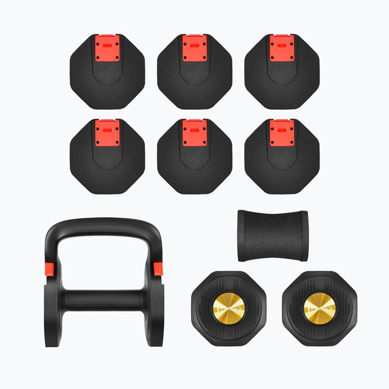 Manubrio regolabile HMS HL05 3w1 11,34 kg kg black/red 3