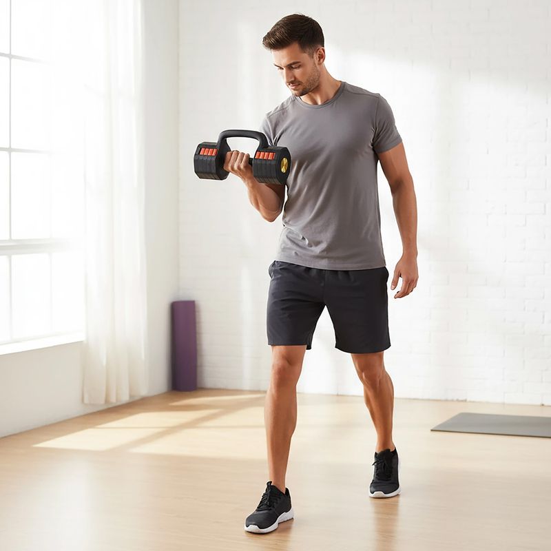 Manubrio regolabile HMS HL05 3w1 11,34 kg kg black/red 9