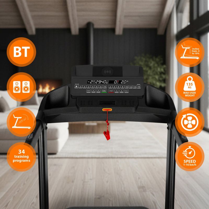 Tapis roulant elettrico HMS Terrun275 black 8