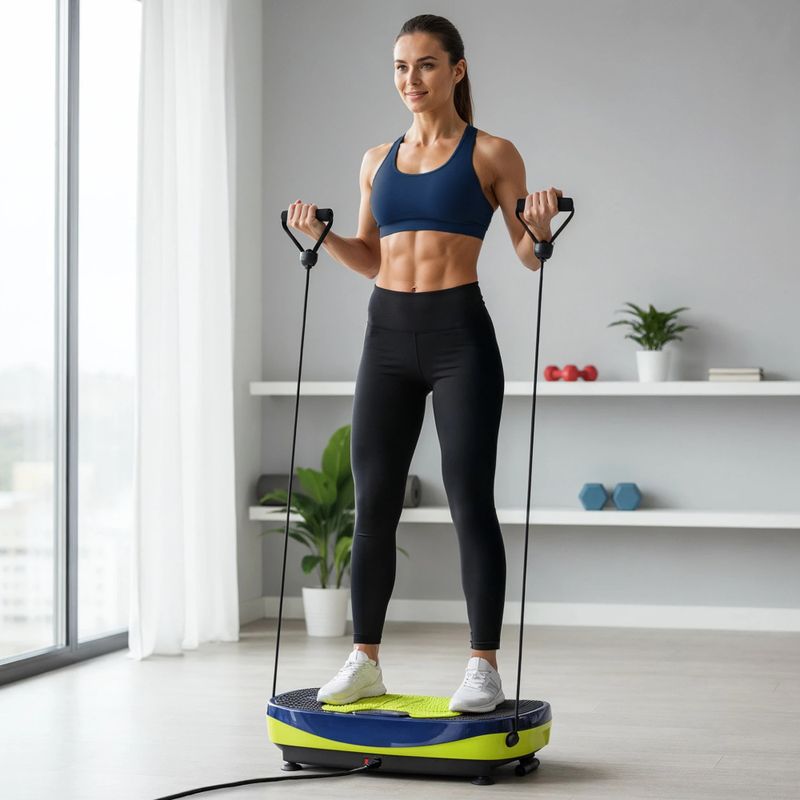 Piattaforma vibrante HMS SVP11 dark blue/lime 11