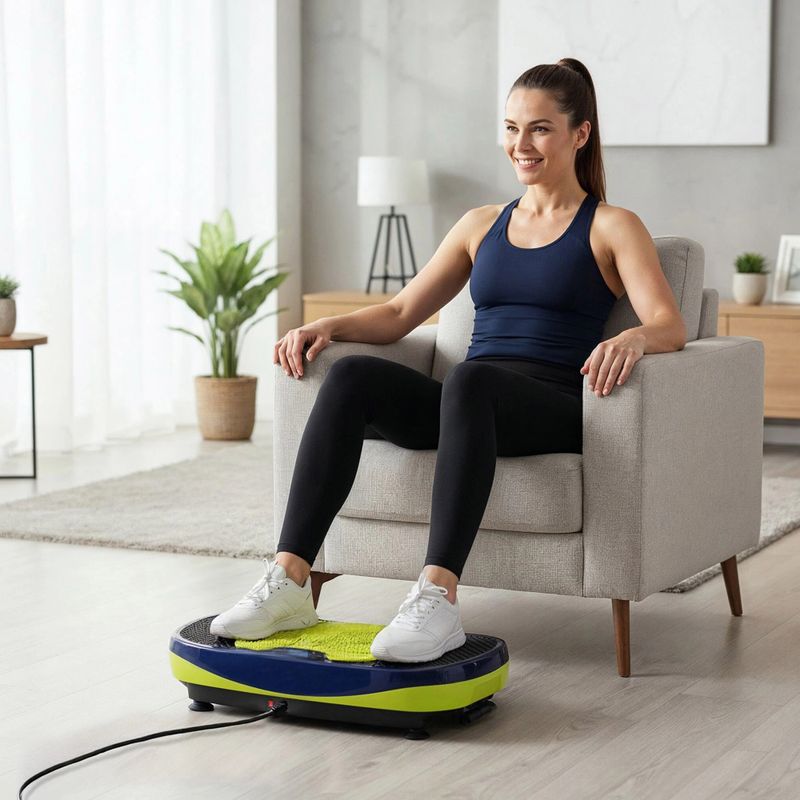 Piattaforma vibrante HMS SVP11 dark blue/lime 13