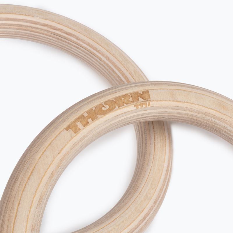 Ruote ginniche in legno con cinghie THORN FIT 301637 2