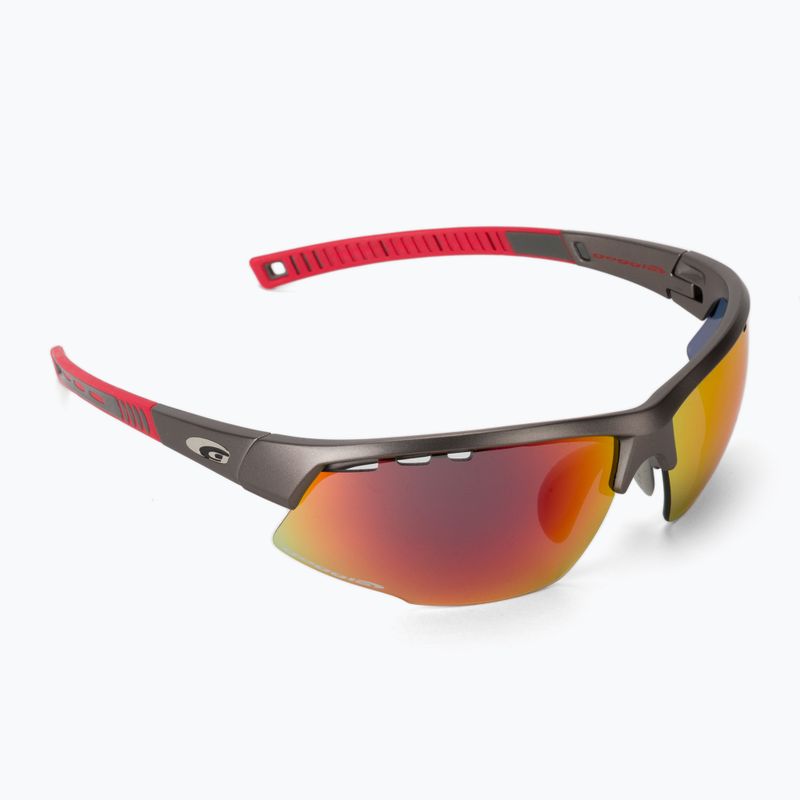 Occhiali da sole GOG Falcon Xtreme opaco gun/rosso/rosso policromatico 2