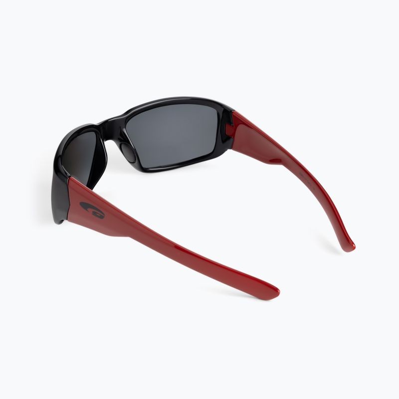 Occhiali da sole per bambini GOG Jungle nero/rosso/fumo 2