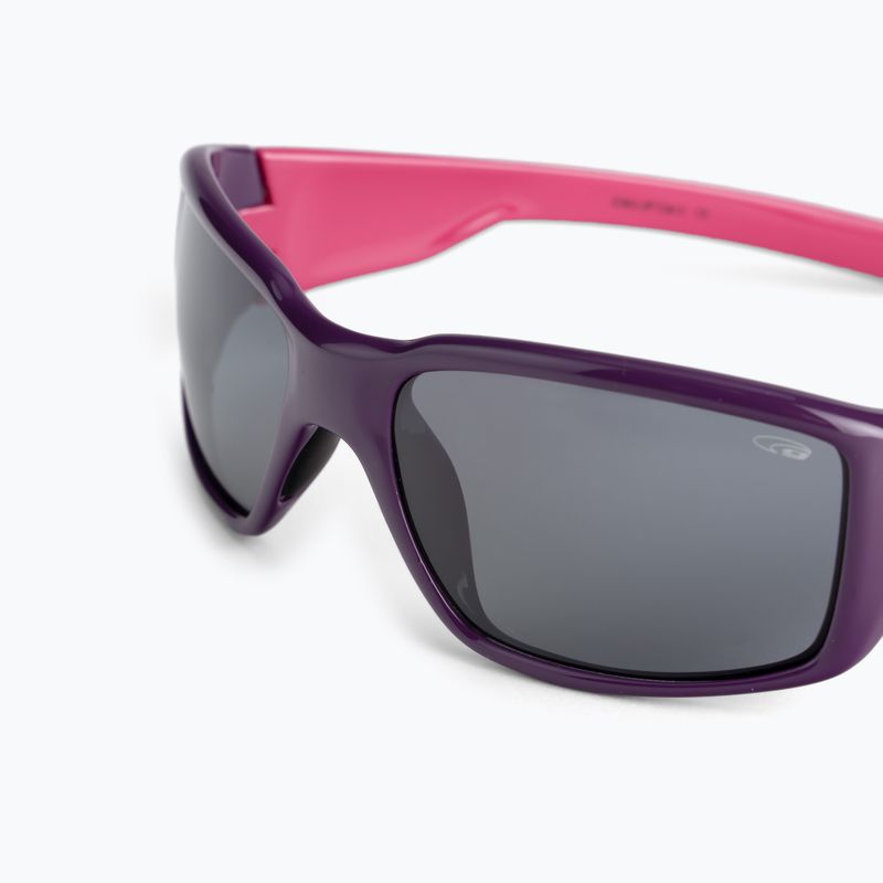 Occhiali da sole per bambini GOG Jungle viola/rosa/fumo 4